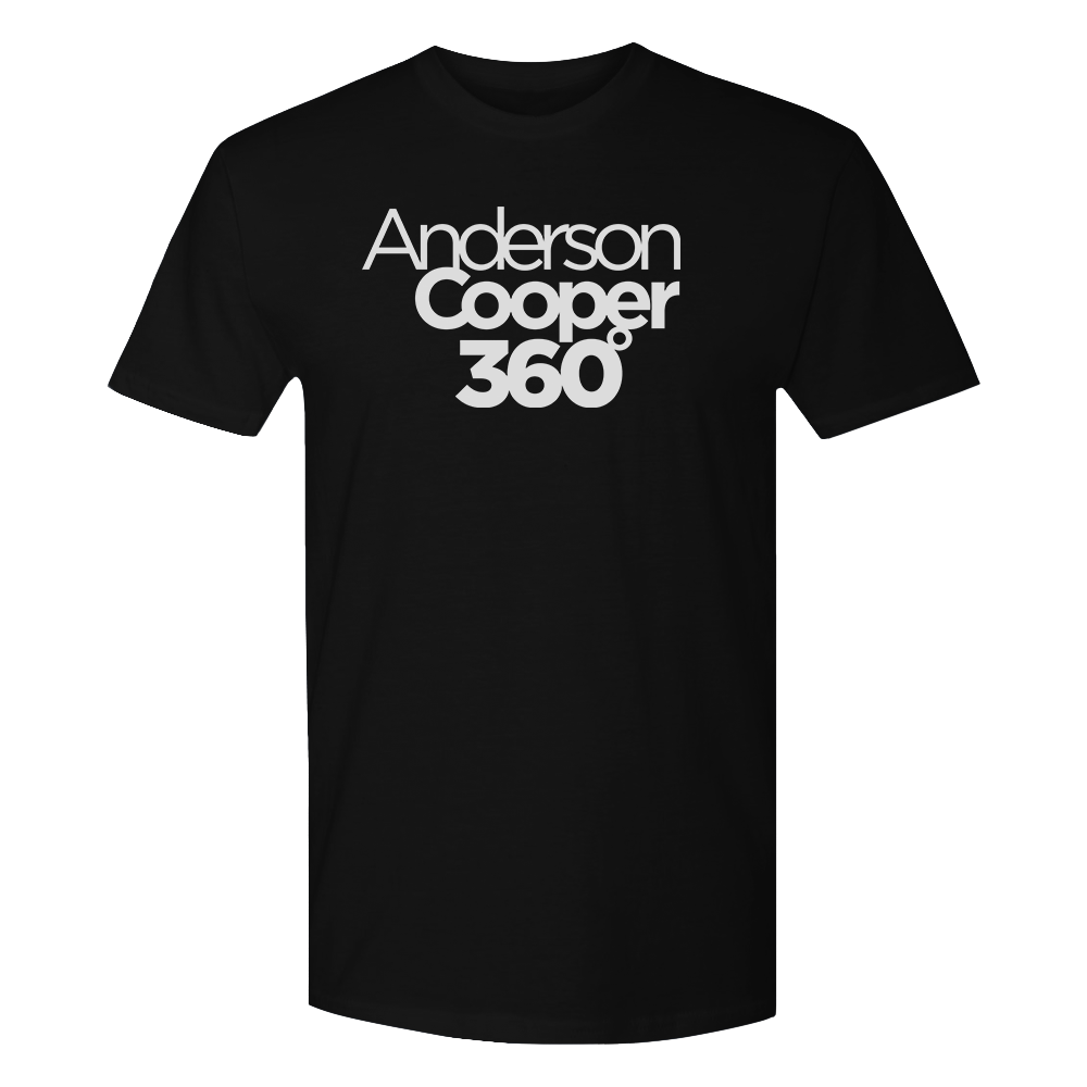CNN Anderson Cooper Logo Adult T-Shirt-0