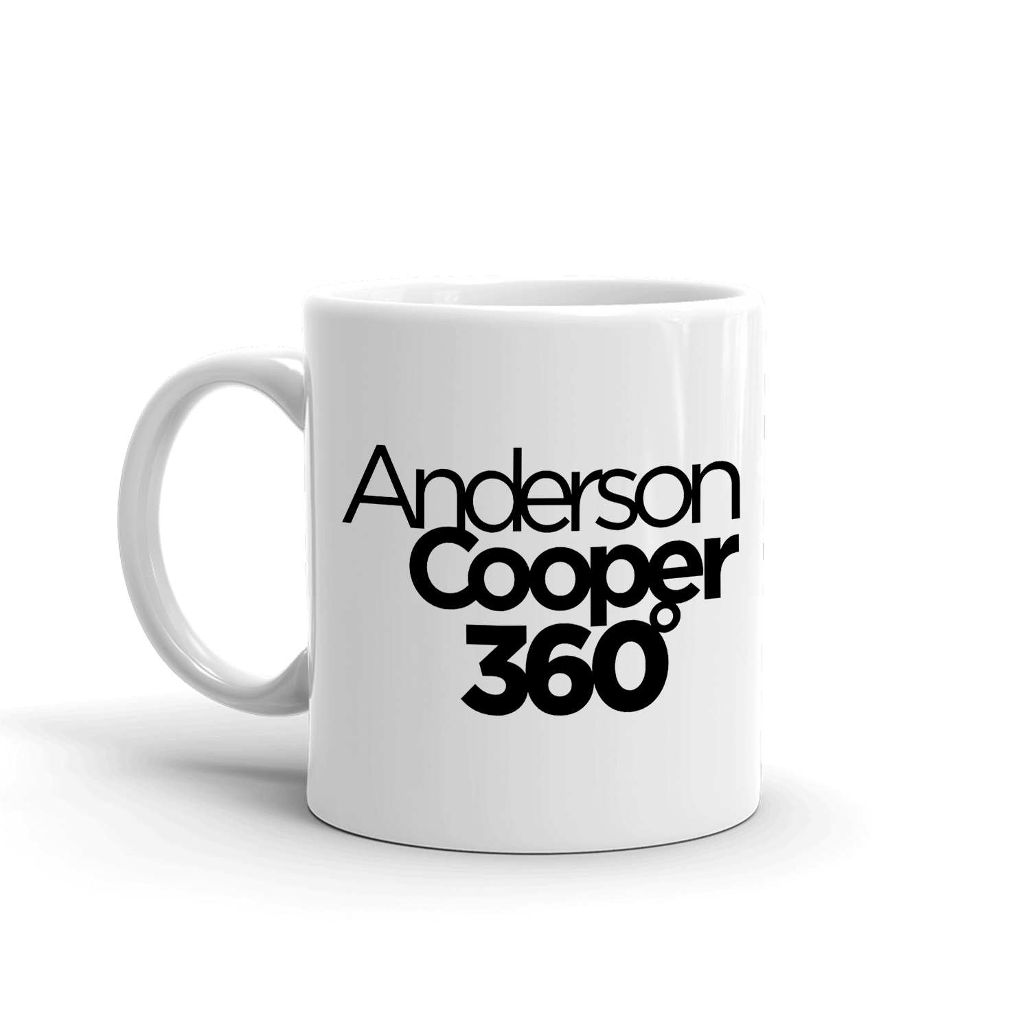 CNN Anderson Cooper Logo White Mug-0