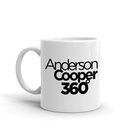 CNN Anderson Cooper Logo White Mug-0