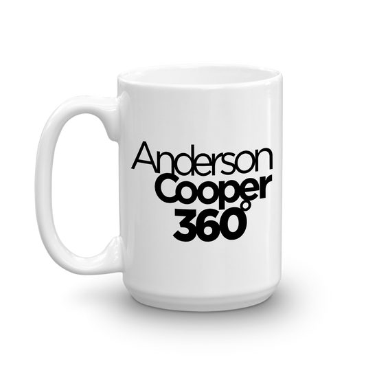 CNN Anderson Cooper Logo White Mug-3