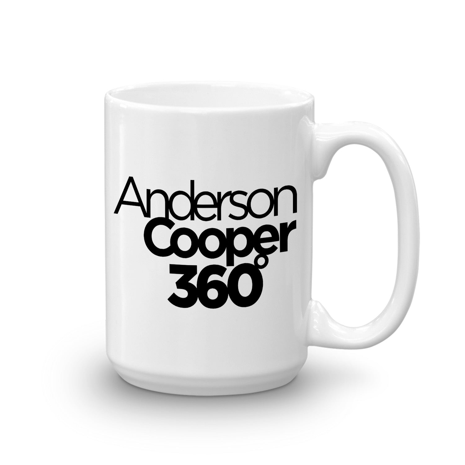 CNN Anderson Cooper Logo White Mug-4