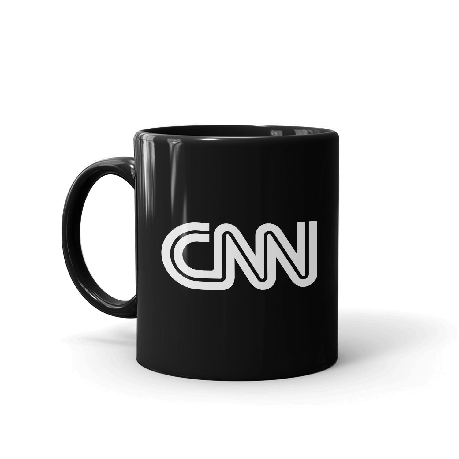 CNN Logo Black Mug-0