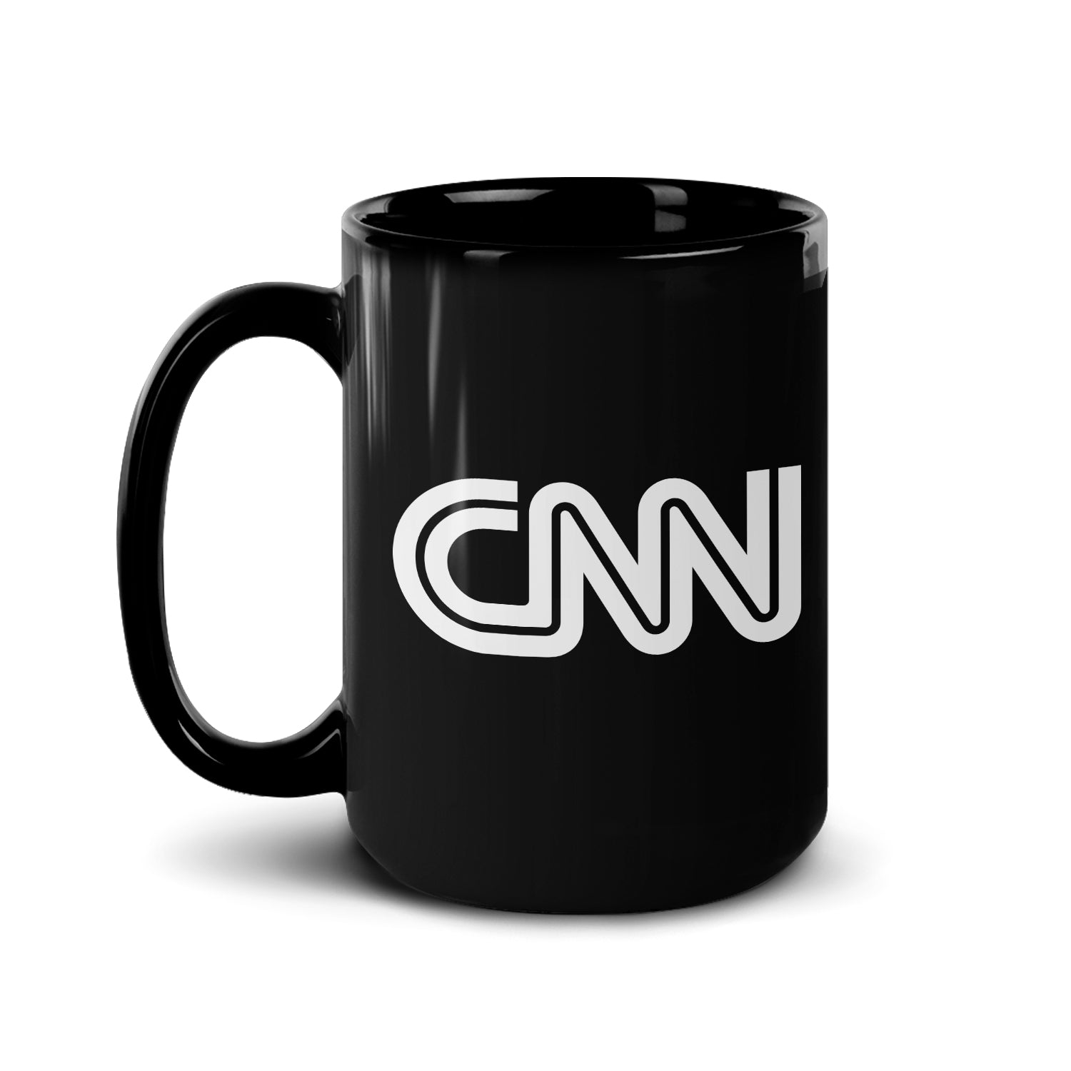 CNN Logo Black Mug-3