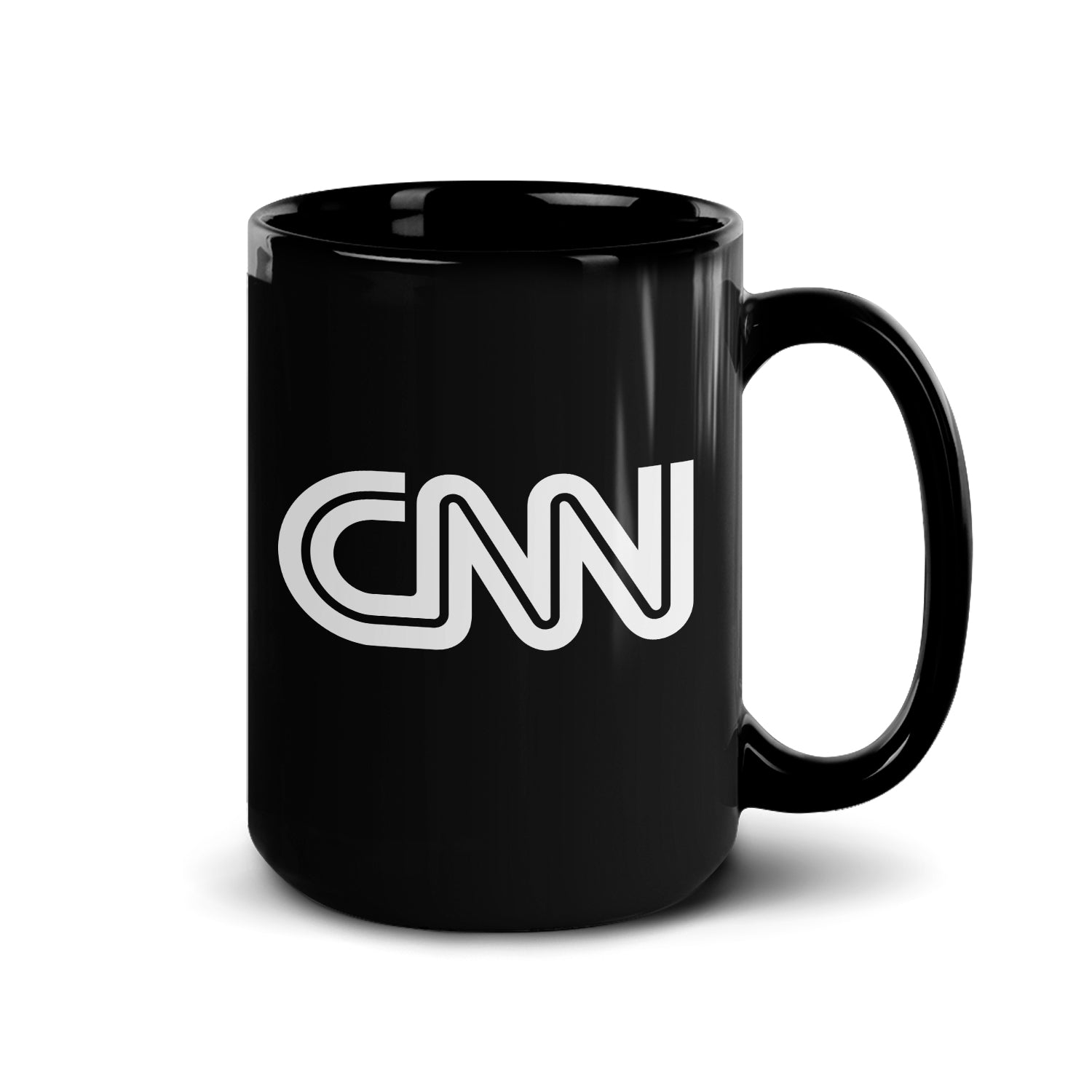 CNN Logo Black Mug-4