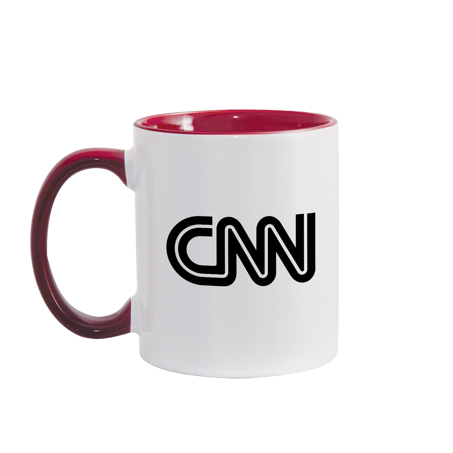 CNN Logo Two-Tone Mug-0